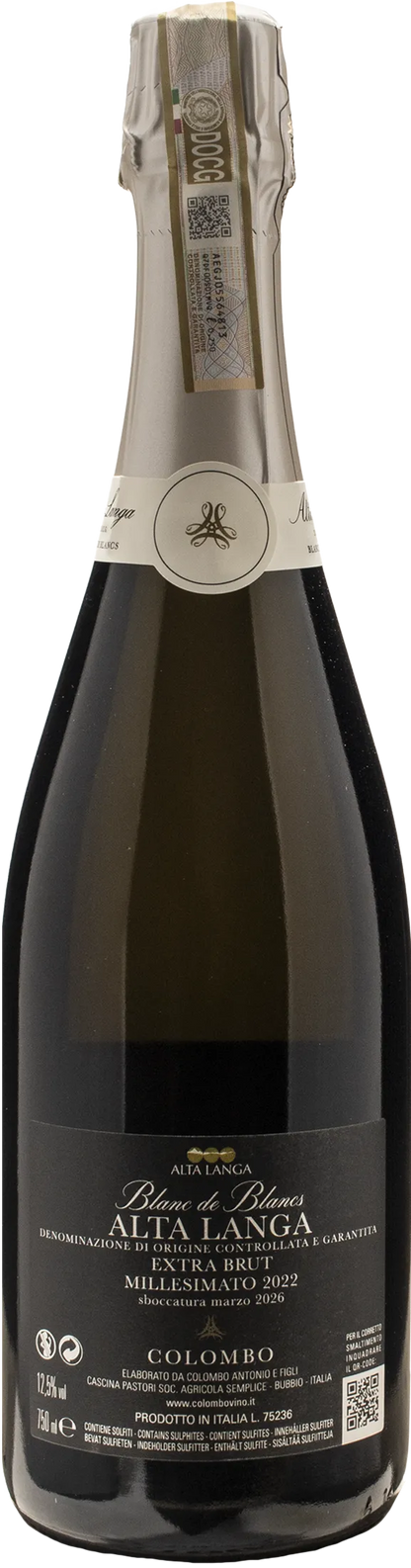 Colombo Alta Langa Blanc de Blancs Extra Brut 2022