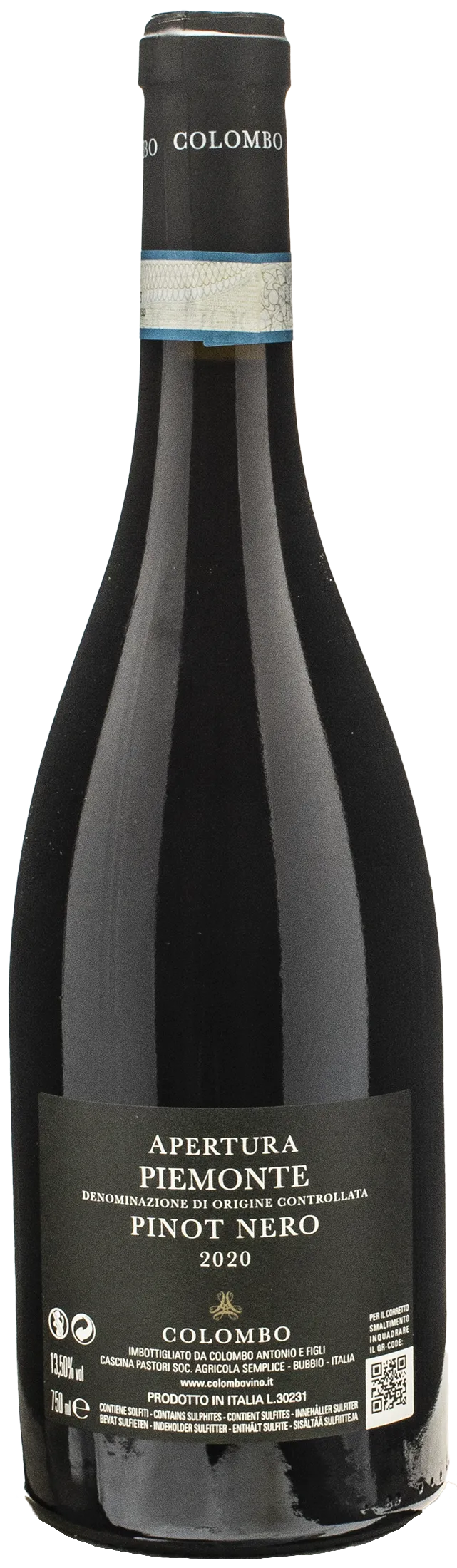 Colombo Piemonte Pinot Nero Apertura 2020