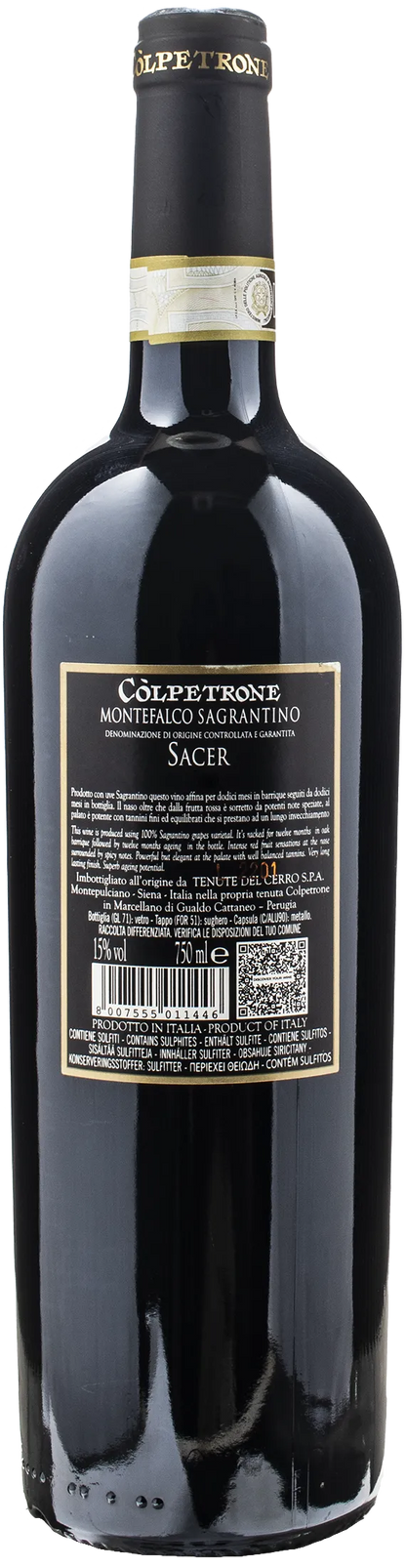 Colpetrone Sagrantino di Montefalco Sacer 2011