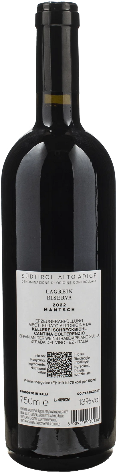 Colterenzio Lagrein Mantsch Riserva 2022