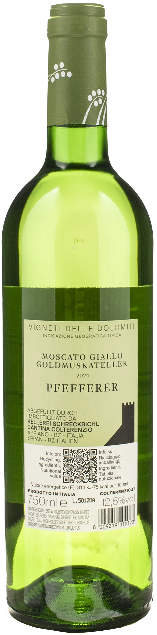 Colterenzio Pfefferer Moscato Giallo 2024