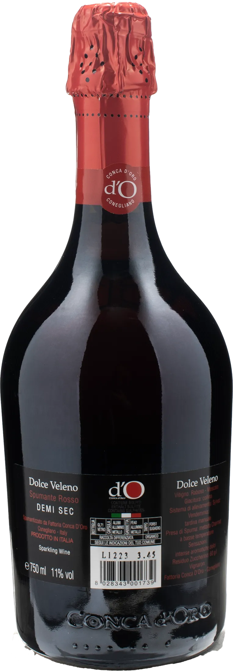 Conca d'Oro Spumante Dolce Veleno Demi Sec