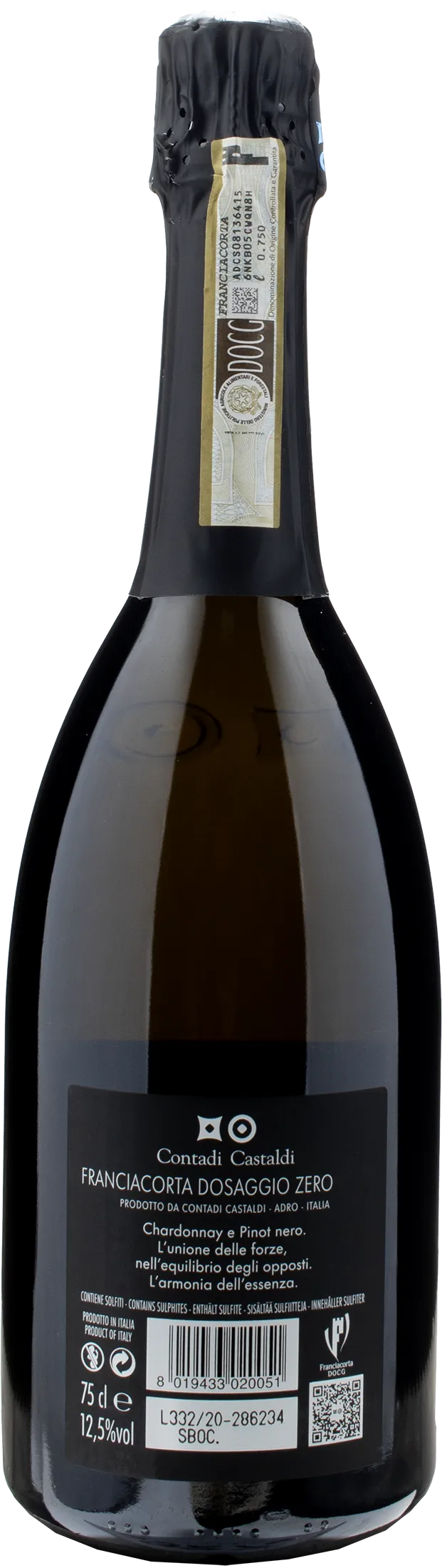 Contadi Castaldi Franciacorta Zero Dosaggio Zero 2019