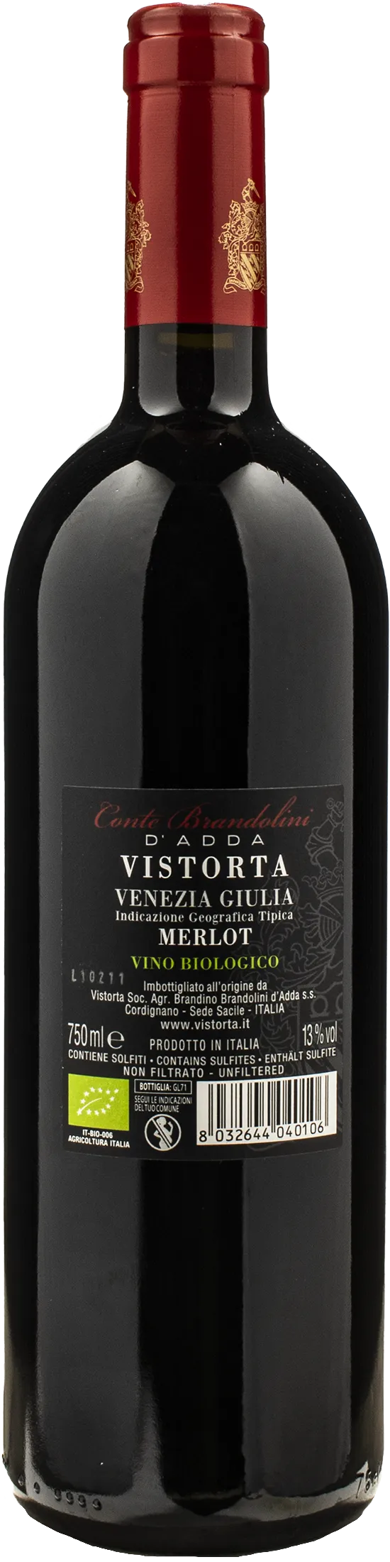 Conte Brandolini D'Adda Merlot Vistorta 2018