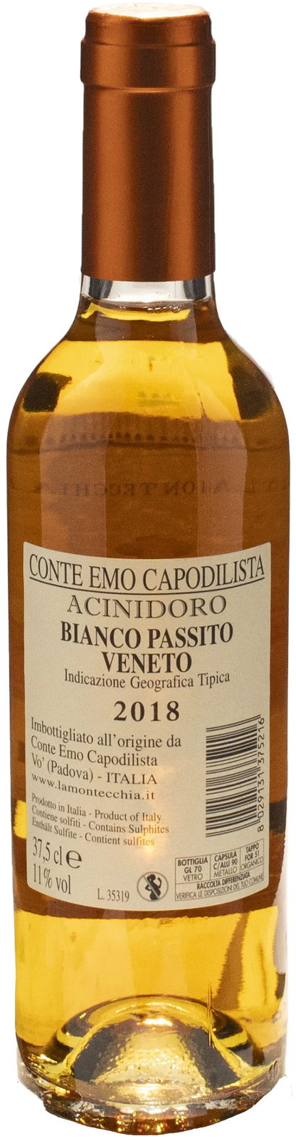 Conte Emo Capodilista Acinidoro Passito 0.375L 2018