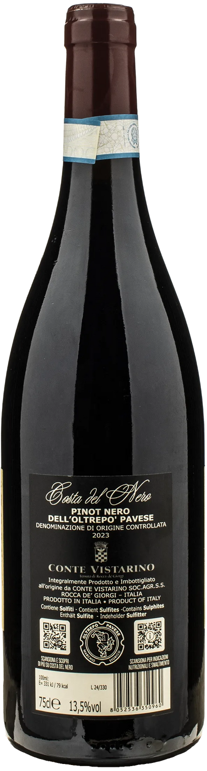 Conte Vistarino Pinot Nero Oltrepo Pavese Costa del Nero 2023