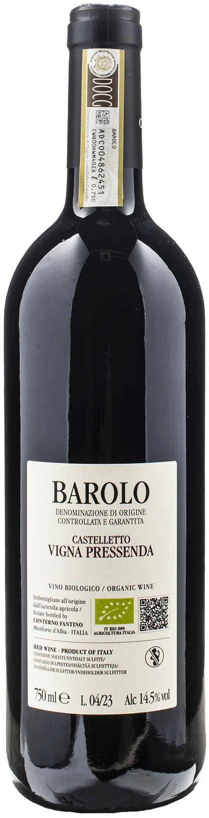 Conterno Fantino Barolo Castelletto Vigna Pressenda 2020