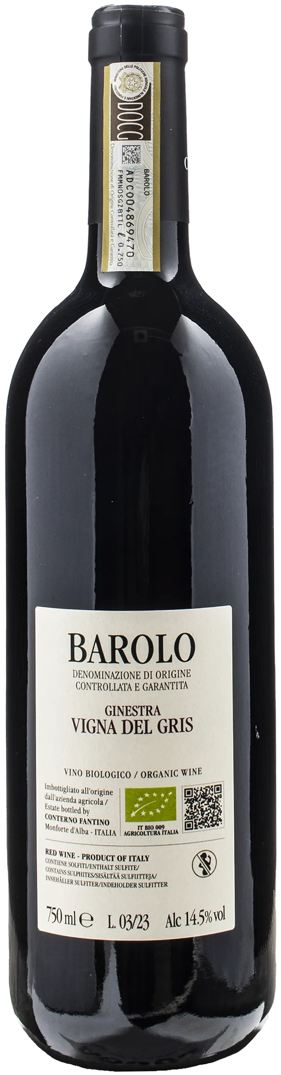 Conterno Fantino Barolo Ginestra Vigna del Gris 2020