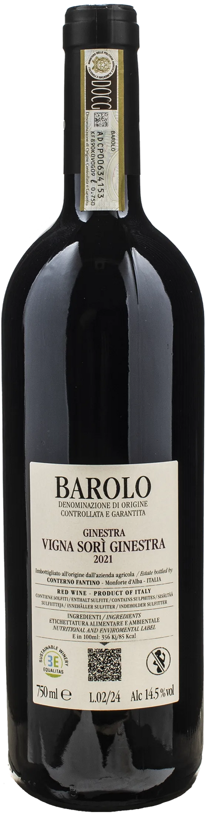 Conterno Fantino Barolo Ginestra Vigna Sori Ginestra 2021