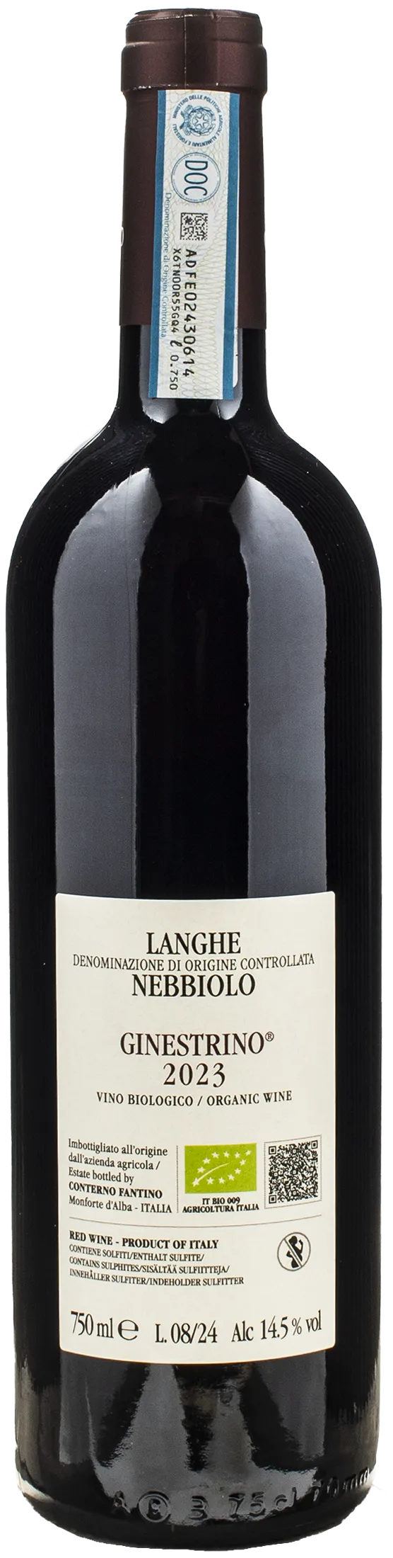 Conterno Fantino Langhe Nebbiolo Ginestrino 2023