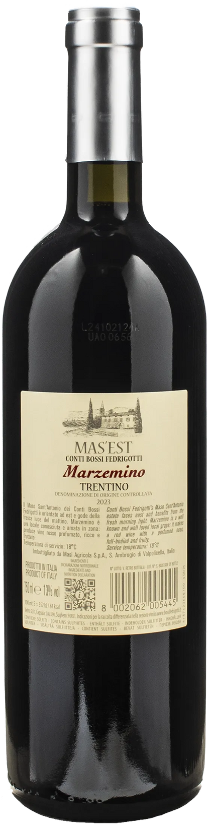 Conti Bossi Fedrigotti Mas'Est Marzemino 2023