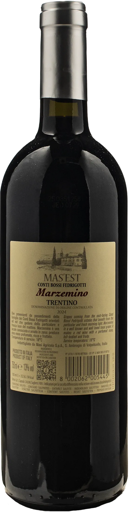 Conti Bossi Fedrigotti Mas'Est Marzemino 2024