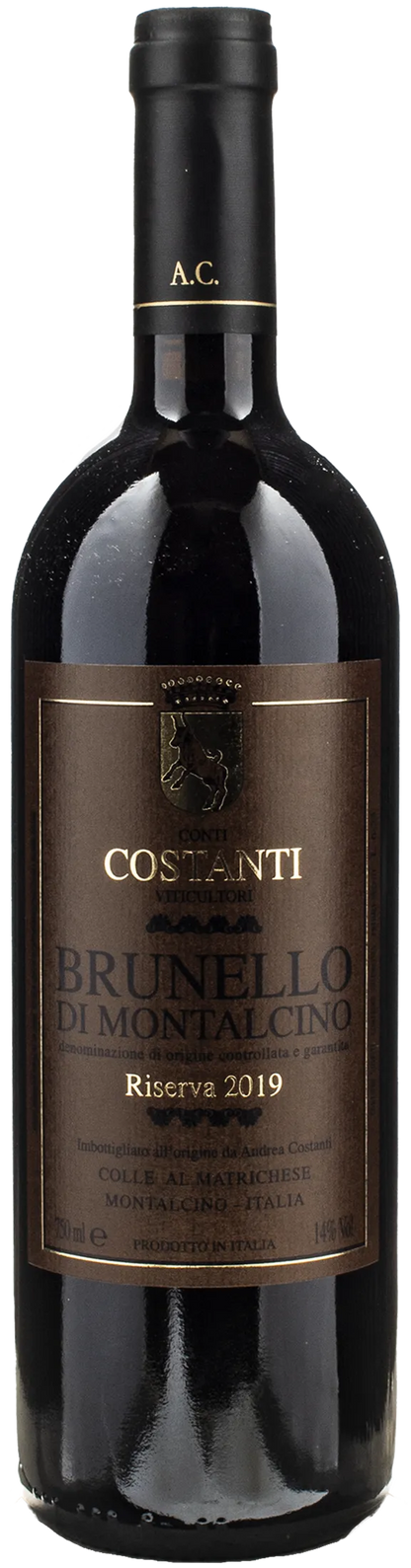 Conti Costanti Brunello di Montalcino Riserva 2019