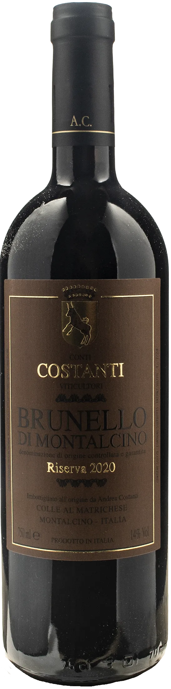 Conti Costanti Brunello di Montalcino Riserva 2020