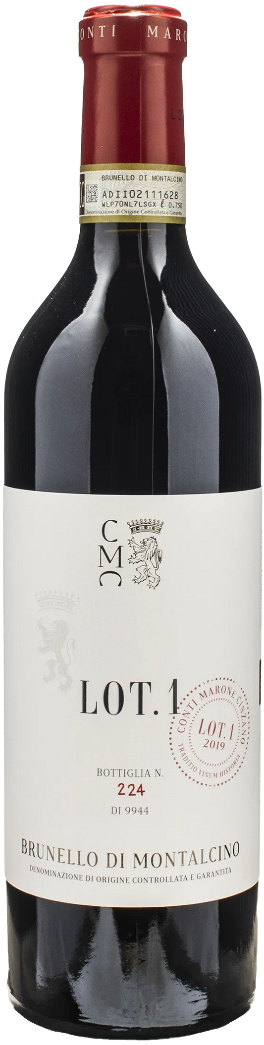 Conti Marone Cinzano Brunello di Montalcino LOT.1 2019