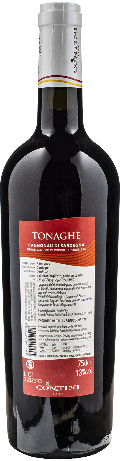 Contini Cannonau di Sardegna Tonaghe 2022
