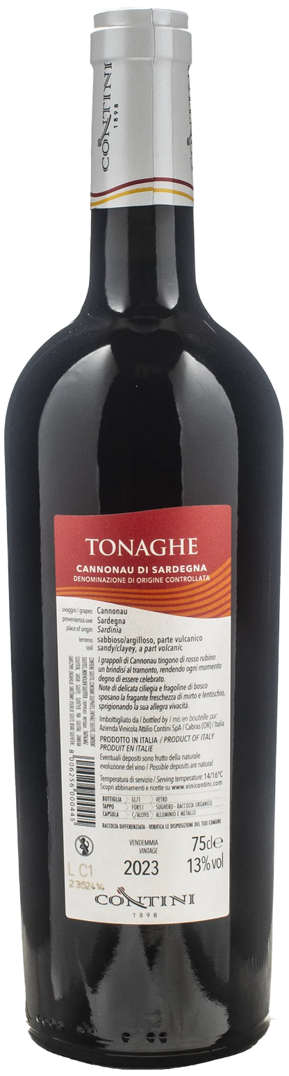 Contini Cannonau di Sardegna Tonaghe 2023