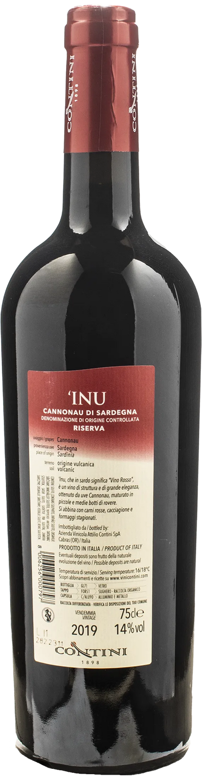 Contini Cannonau Inu Riserva 2019