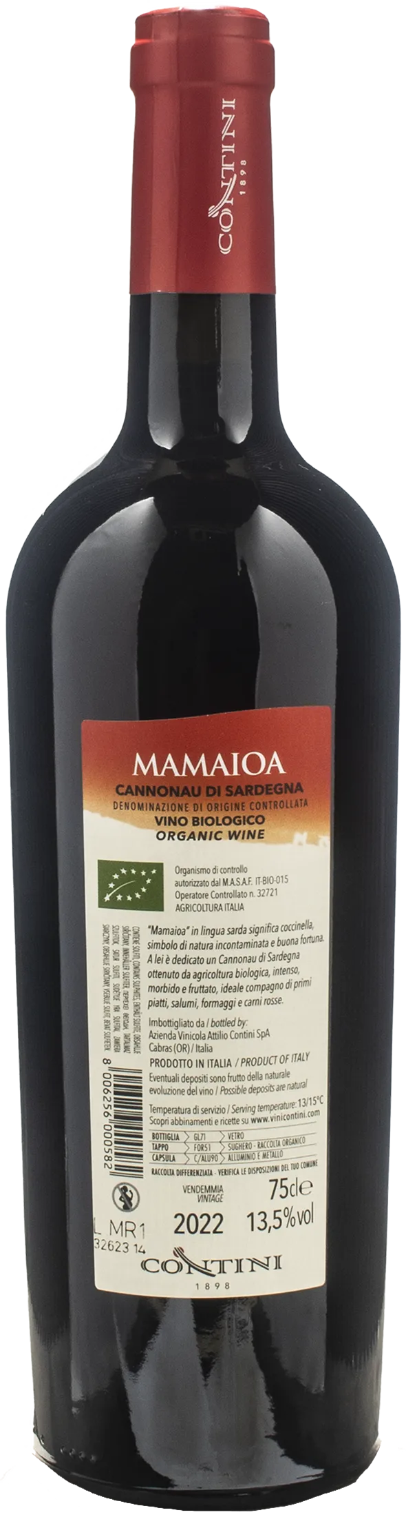 Contini Cannonau Sardegna Mamaioa 2022