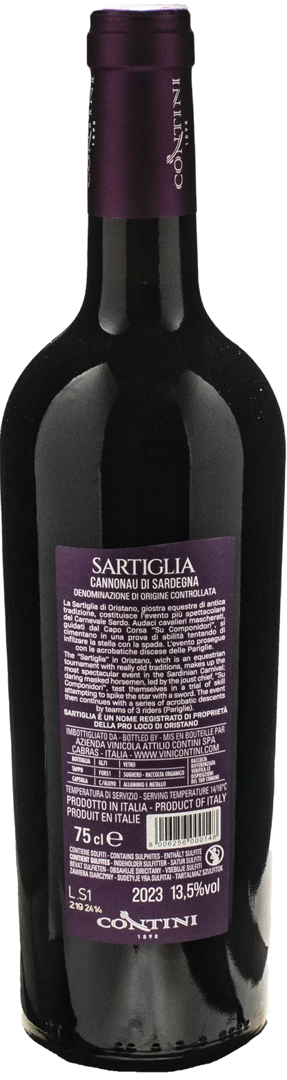 Contini Cannonau Sardegna Sartiglia 2023