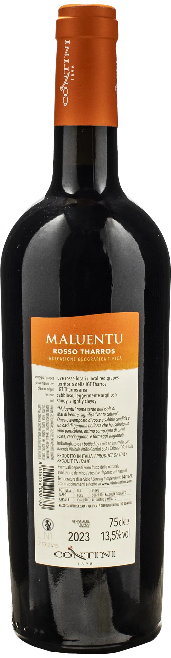 Contini Maluentu Rosso Tharros 2023