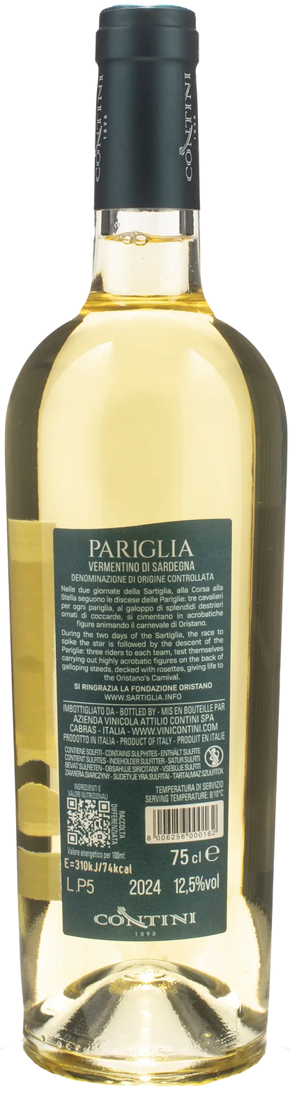 Contini Vermentino di Sardegna Pariglia 2024