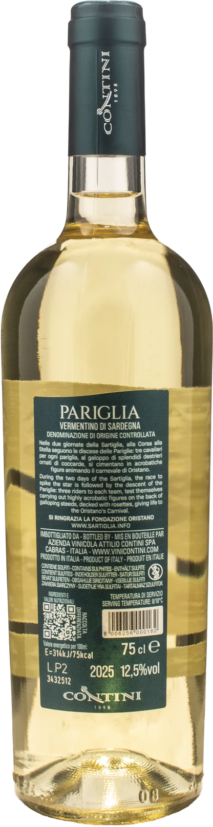 Contini Vermentino di Sardegna Pariglia 2025