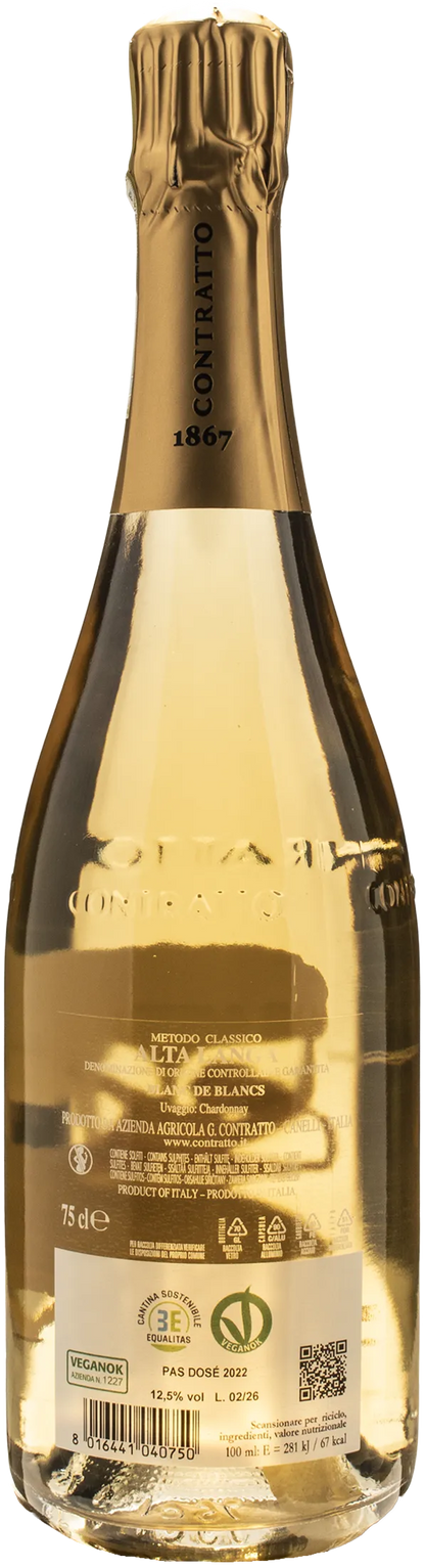 Contratto Alta Langa Blanc de Blancs Pas Dose 2022