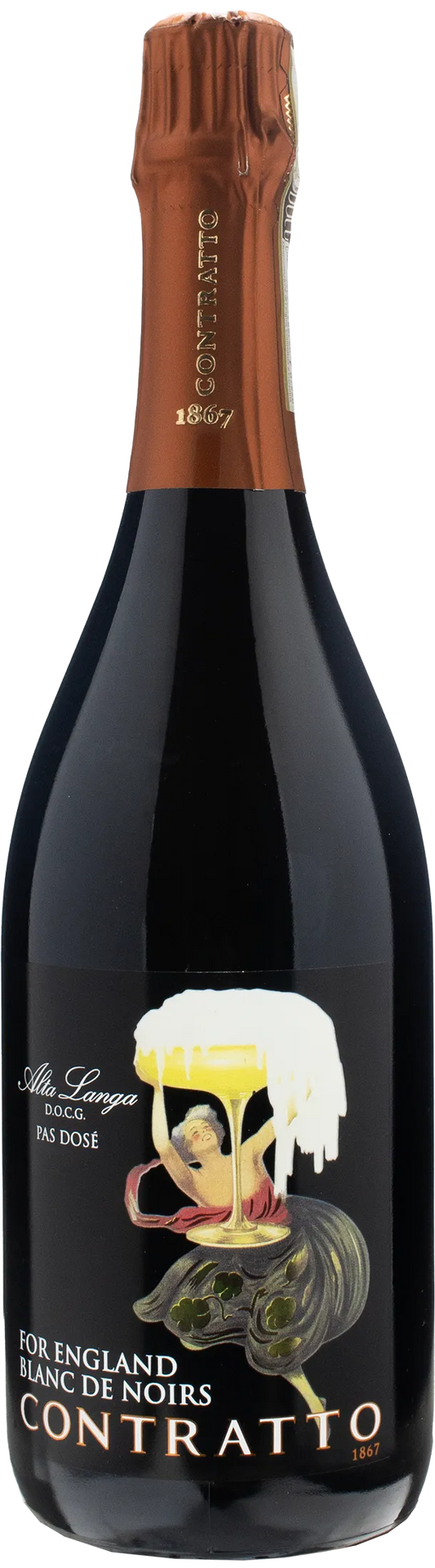 Contratto Alta Langa For England Blanc de Noir Pas Dosé 2019