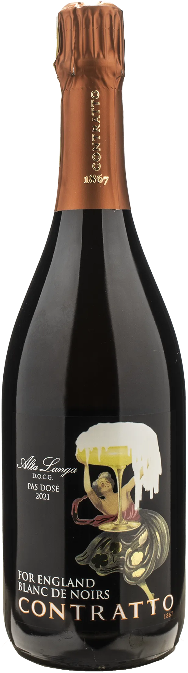 Contratto Alta Langa For England Blanc de Noir Pas Dose 2021