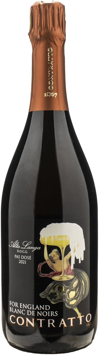 Contratto Alta Langa For England Blanc de Noir Pas Dose 2021