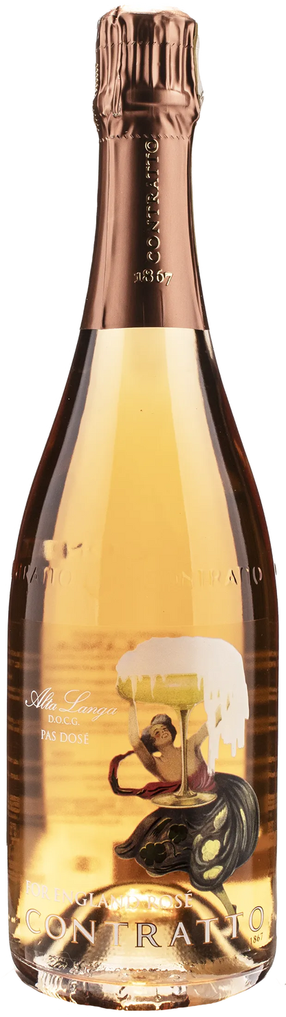 Contratto Alta Langa For England Rosè Pas Dose 2019