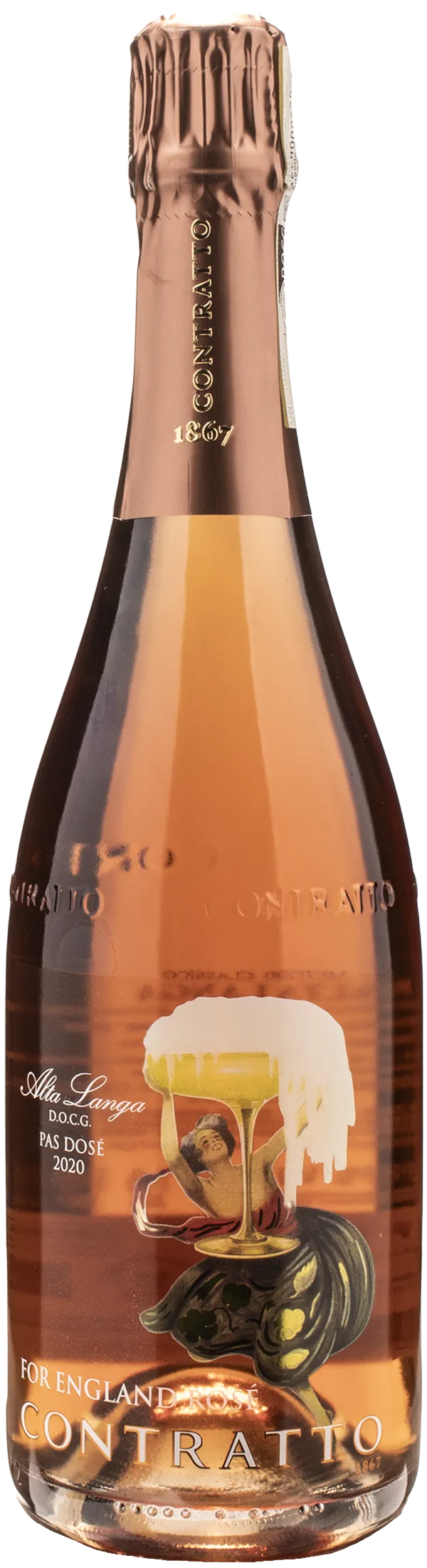 Contratto Alta Langa For England Rosè Pas Dose 2020