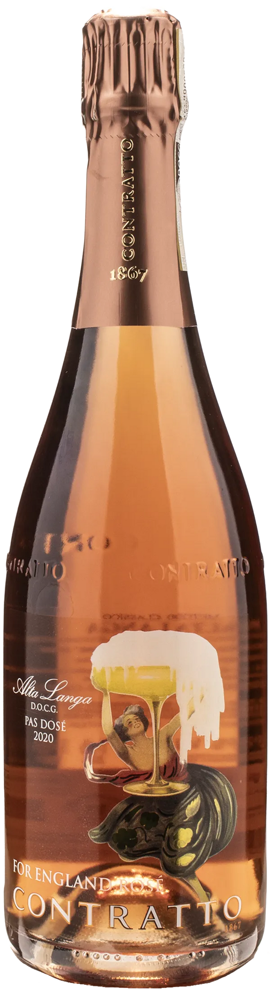 Contratto Alta Langa For England Rosè Pas Dose 2020