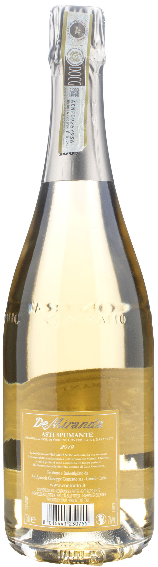 Contratto Asti Spumante De Miranda 2019