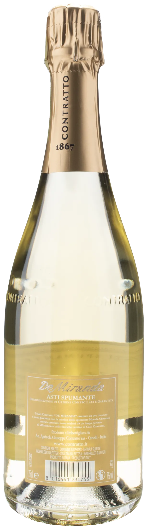 Contratto Asti Spumante De Miranda 2020