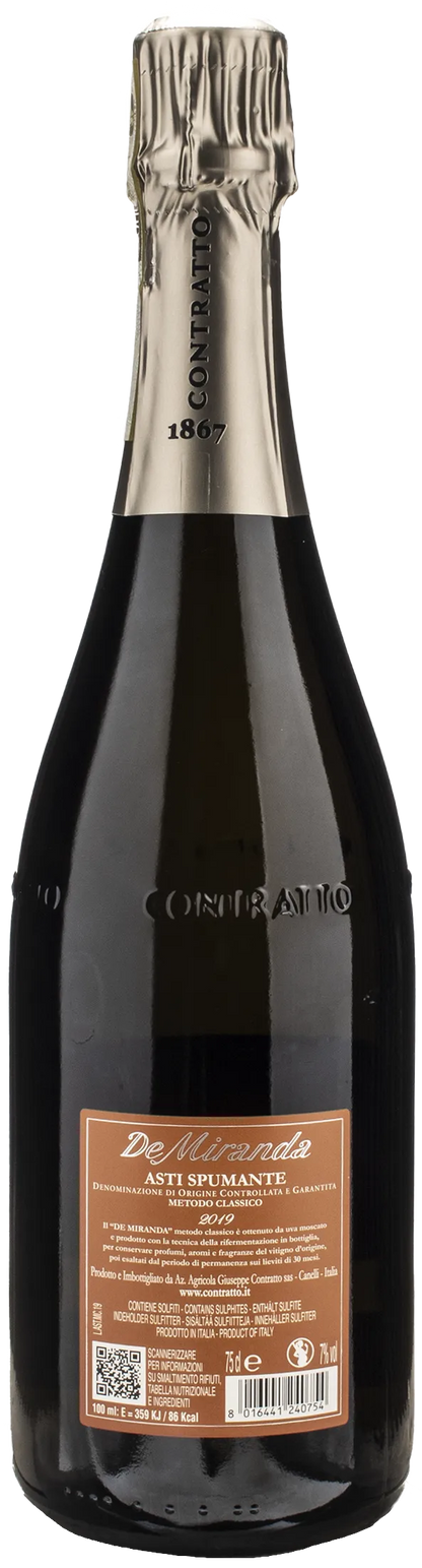 Contratto Asti Spumante Metodo Classico De Miranda 2019