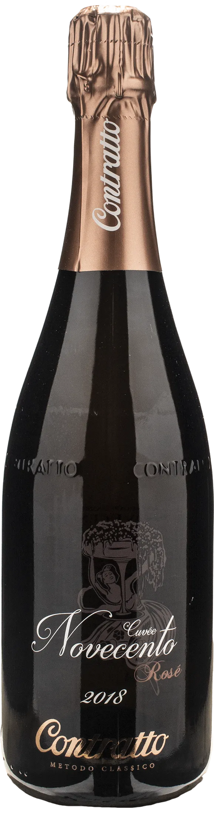 Contratto Cuvee Novecento Metodo Classico Rosè Brut 2018