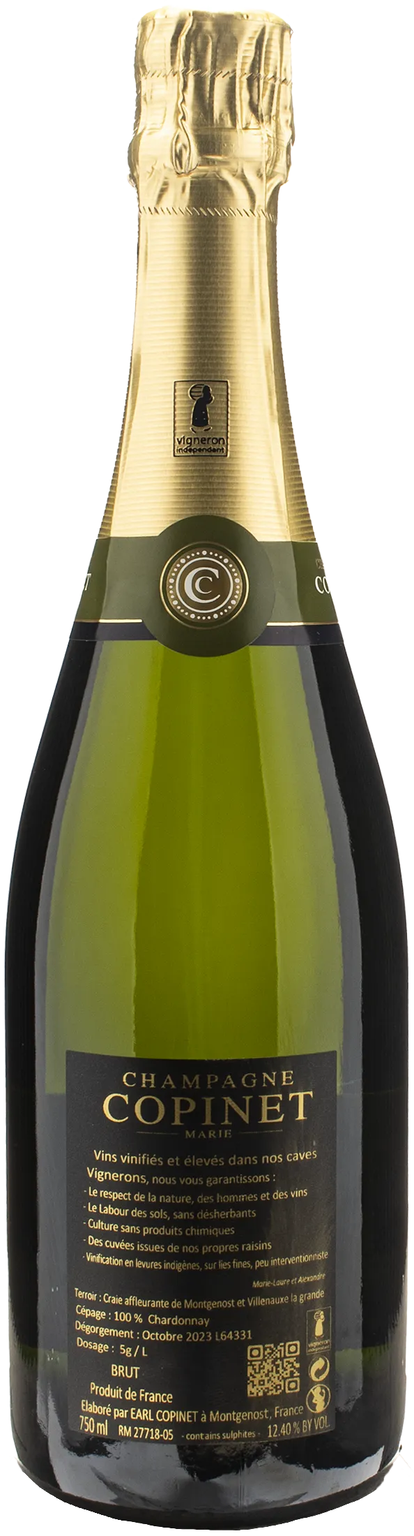 Copinet Champagne Blanc de Blancs Marie Brut