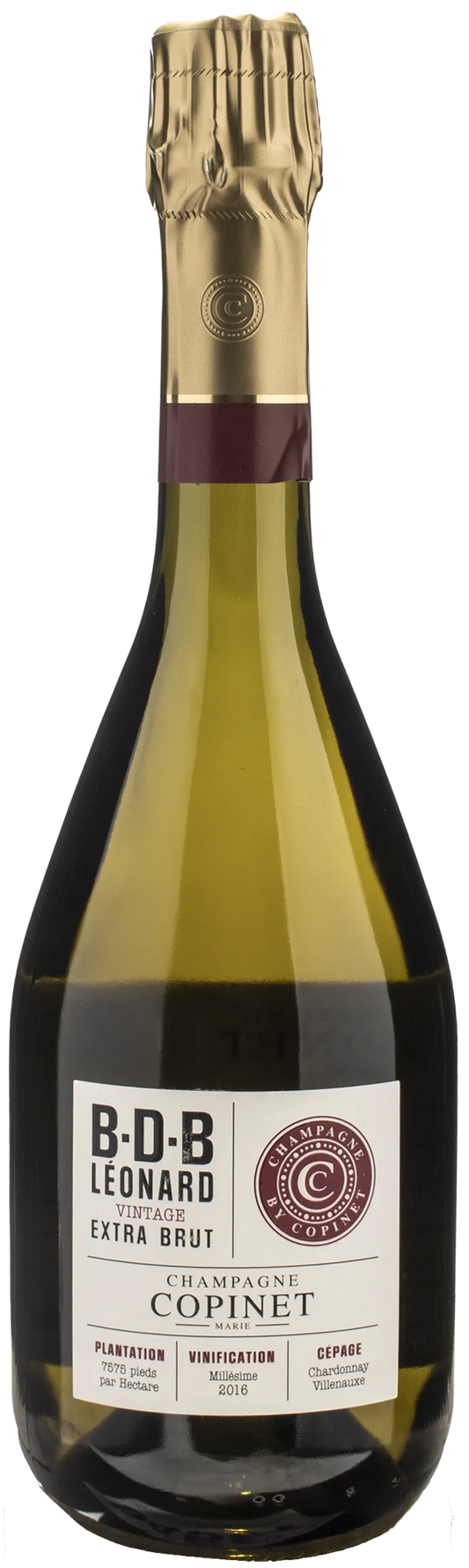 Copinet Champagne Blanc de Blancs Monsieur Leonard Extra Brut 2016