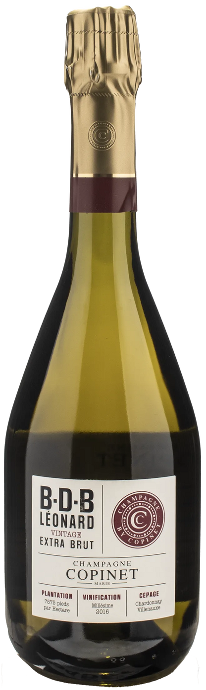 Copinet Champagne Blanc de Blancs Monsieur Leonard Extra Brut 2016
