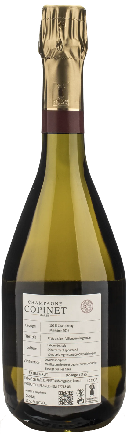 Copinet Champagne Blanc de Blancs Monsieur Leonard Extra Brut 2016