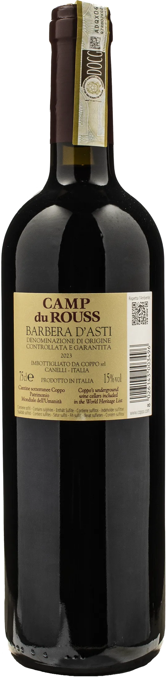 Coppo Barbera d'Asti Camp Du Rouss 2023