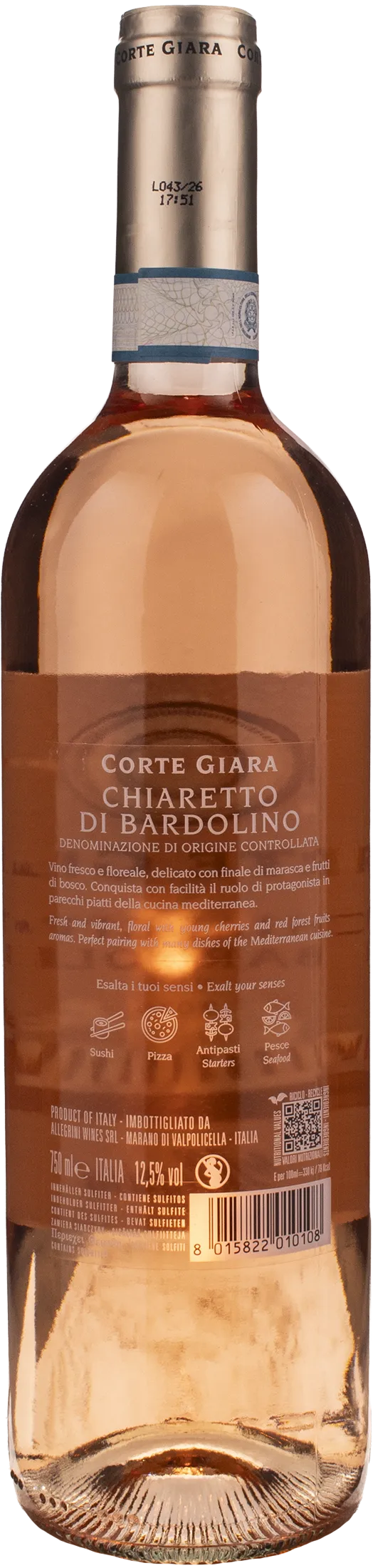 Corte Giara Chiaretto di Bardolino 2025