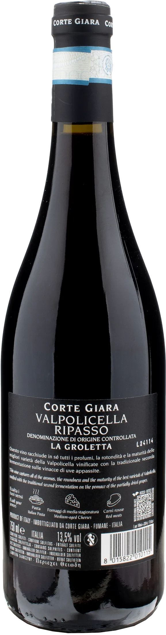 Corte Giara Valpolicella Ripasso La Groletta 2022