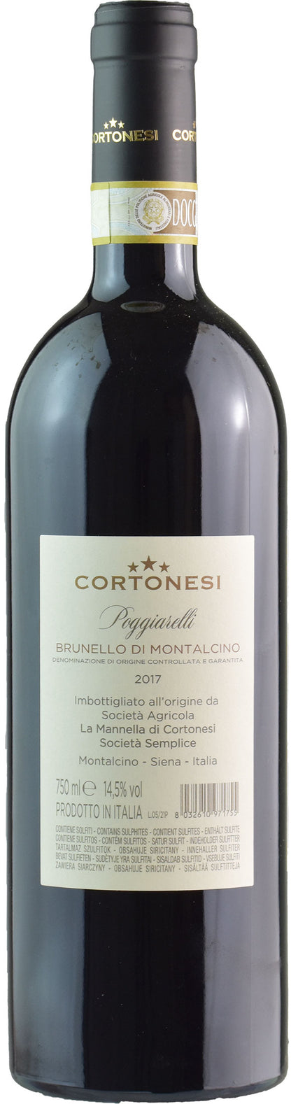 Cortonesi Brunello di Montalcino I Poggiarelli 2017