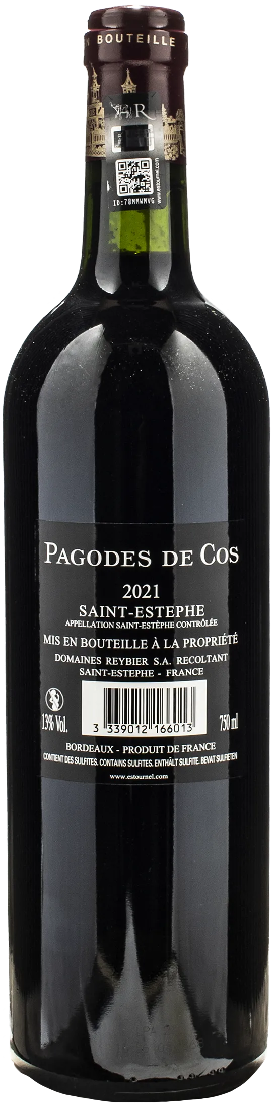Cos d'Estournel Saint Estephe Pagodes de Cos 2021
