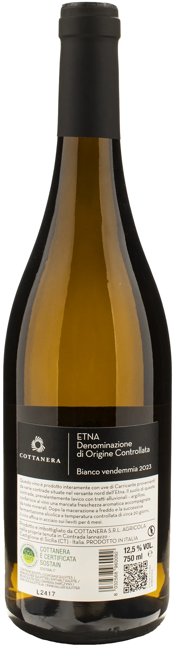 Cottanera Etna Bianco 2023