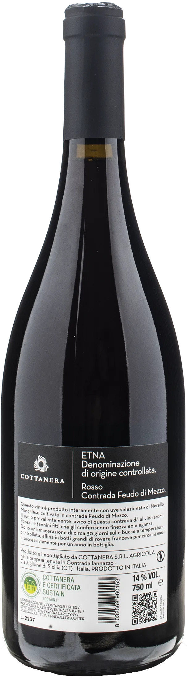 Cottanera Etna Rosso Feudo di Mezzo 2020