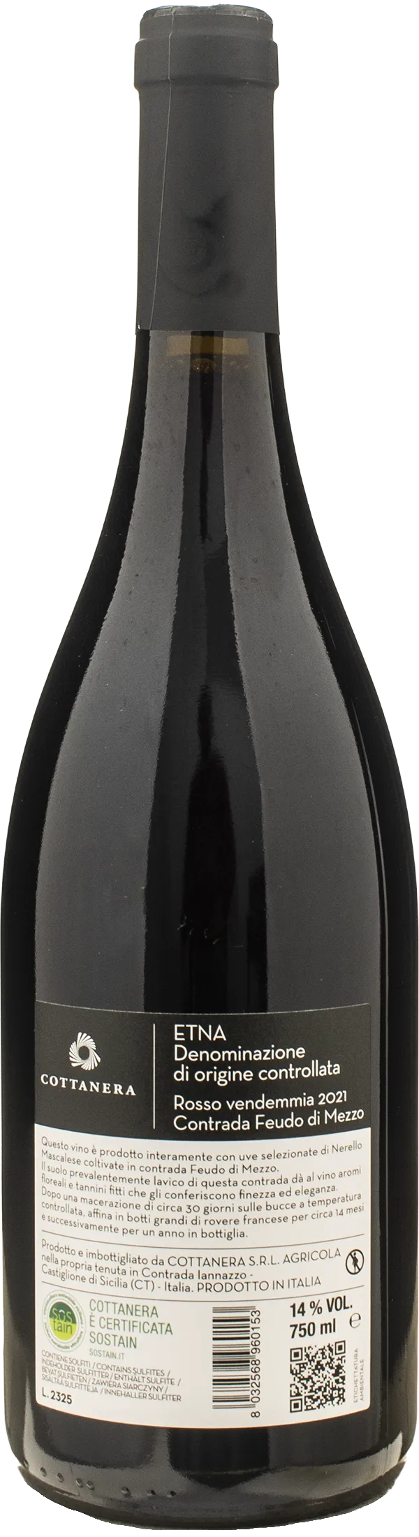 Cottanera Etna Rosso Feudo di Mezzo 2021